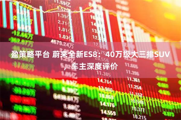 盈策略平台 蔚来全新ES8：40万级大三排SUV，车主深度评价